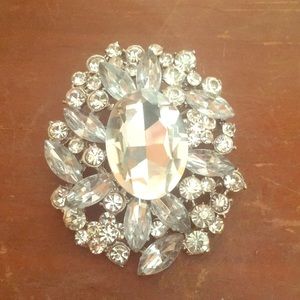 Decorative Silver Brooche